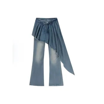 XIAOJUCHUANLI Jeans Women's Blue