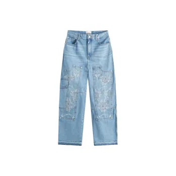 GANNI Broderie anglaise Jeans
