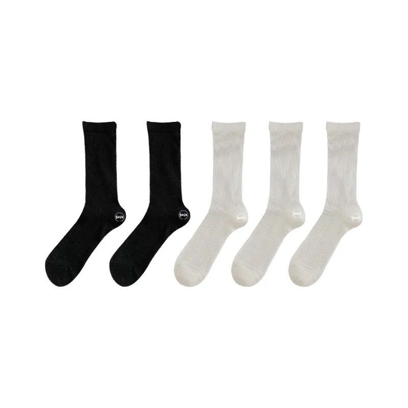 SOIE Mid Calf Socks Women's Combo Set-0