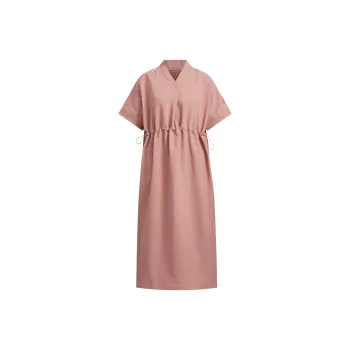 Adidas LUXFLOW Short Sleeved Dresses Women's Warm Clay