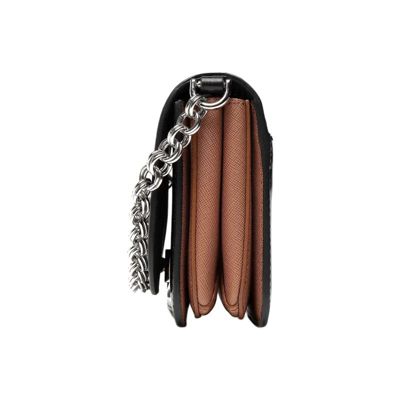 Furla Faux Leather Crossbody Bag, Shoulder Bag Women's Black-2