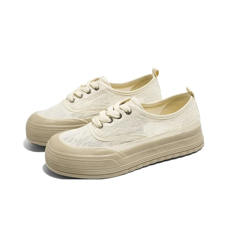 RENBEN Lightweight, Breathable, And Abrasion Resistant Low Top Canvas Shoes Women's-2