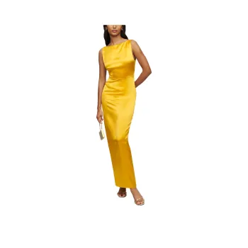 Reformation Sleeveless Dresses Women's Ginger Yellow