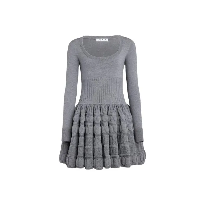 Alaia Crinoline-design Knitted Minidress-0