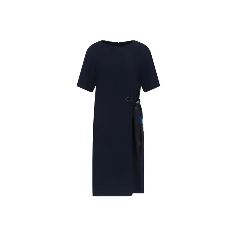 EMPORIO ARMANI SS25 Short-Sleeved Dresses Women's Marine Blue-0