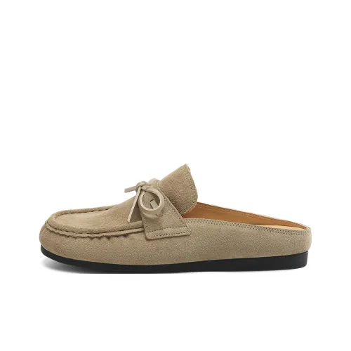BOERDIQI Rubber Sole Abrasion Resistant Closed Toe Slippers Women's