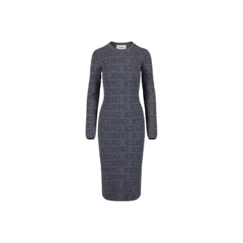 Iceberg Long-Sleeved Dresses Women's Dark Gray