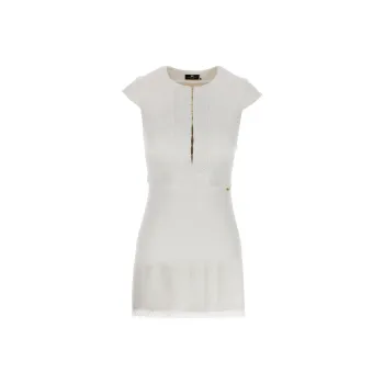 Elisabetta Franchi Sleeveless Dresses Women's White