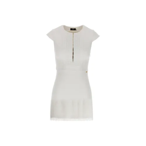 Elisabetta Franchi Sleeveless Dresses Women's White