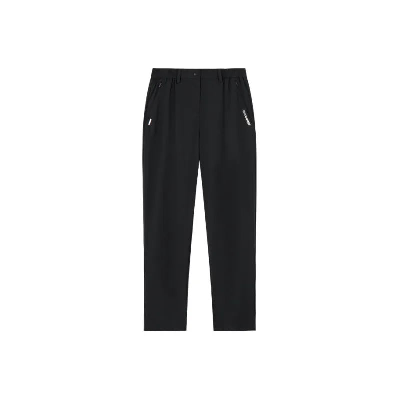 Le Coq Sportif Knitted Sweatpants Women's Dazzle Black-0