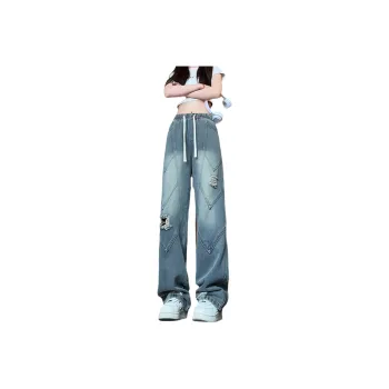 PANDA BASE Jeans Unisex Blue