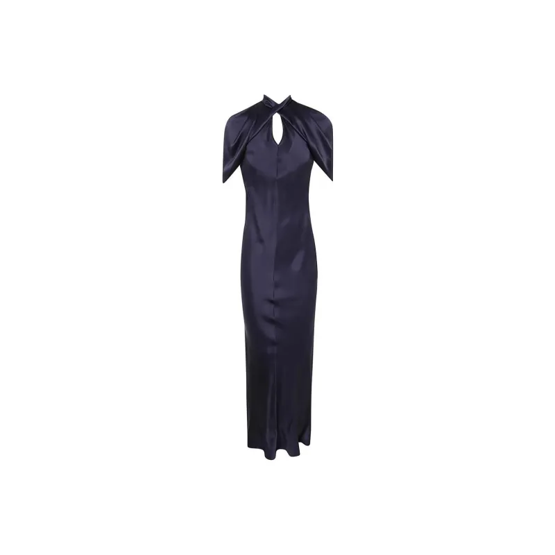 ALBERTA FERRETTI Draped Maxi Dress-0