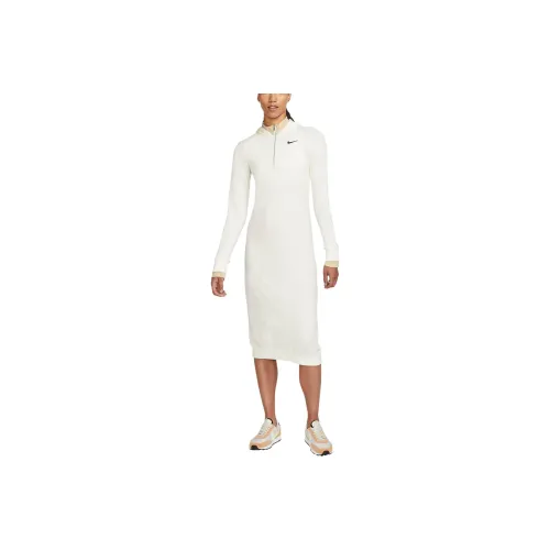 Nike SportswearIcon Long-Sleeved Dresses Unisex Canvas/Black/Black