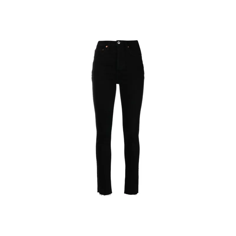 RE/DONE Cropped leg Skinny Jeans-0