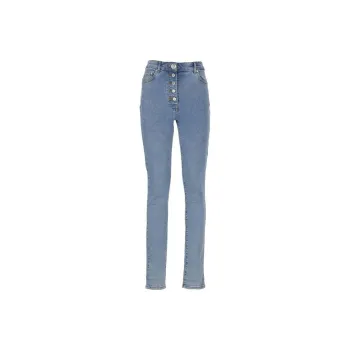 MOSCHINO Jeans High-Waisted Straight-Leg Jeans