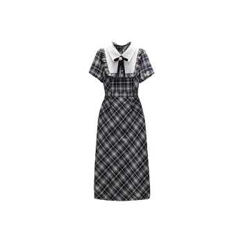AURORA MUSE Short Sleeved Dress Women's Blue