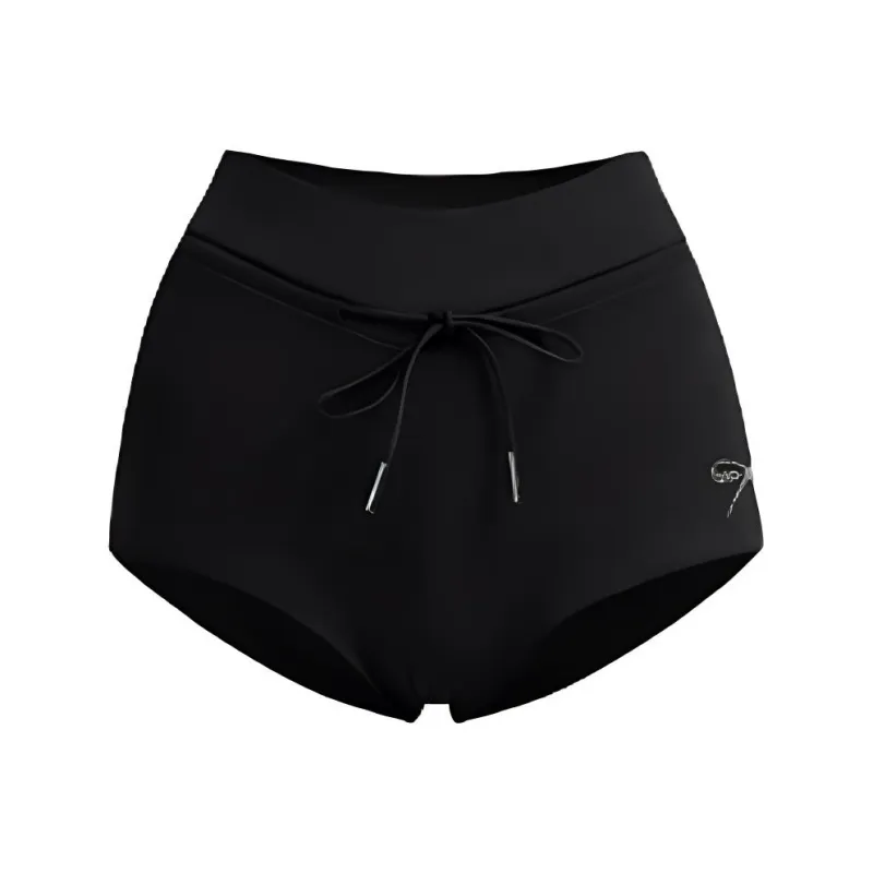 Ballistocardiogram Casual Shorts Women's Black-0