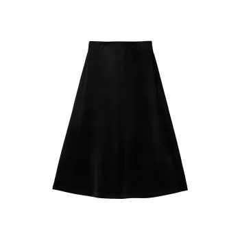 UNIQLO Knit Long Skirt Women's Black