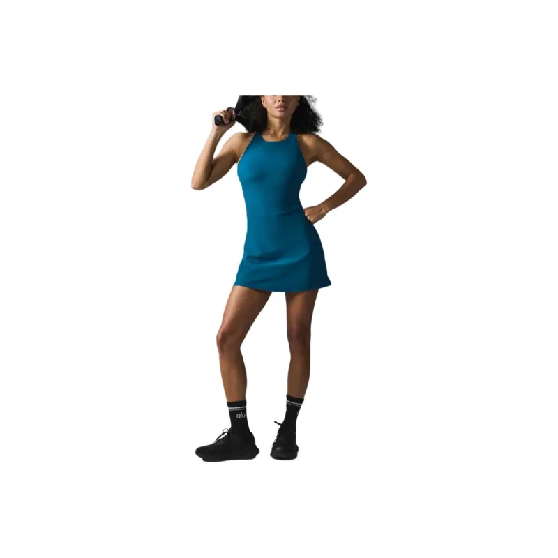 Alo Yoga ALOSOFT BACKSPIN Sleeveless Dress Women's-12
