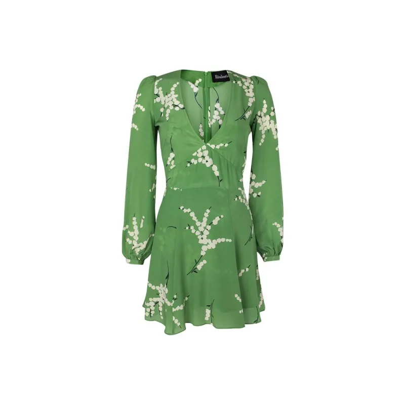 Réalisation Par Long Sleeved Dresses Women's Green-0