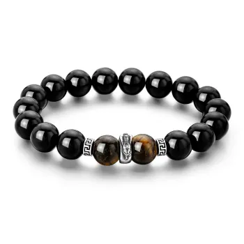 Lao Feng Xiang Natural Obsidian Bracelets Men's