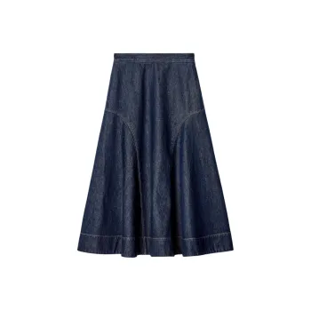 COS Denim Long Skirts Women's Indigo