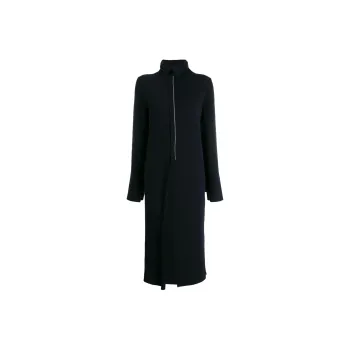 JIL SANDER Front Slit Midi Knitted Dress