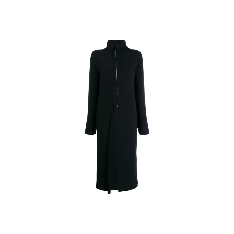 JIL SANDER Front Slit Midi Knitted Dress-0