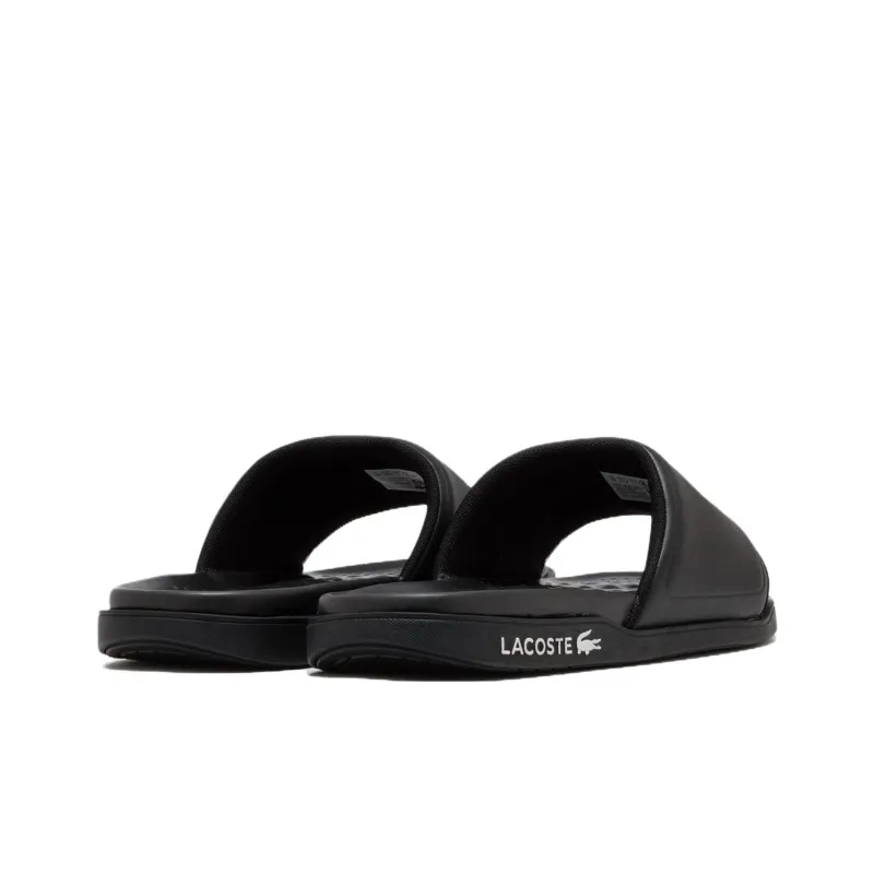LACOSTE Slip Resistant Abrasion Resistant Slide Slippers Men's Black-3