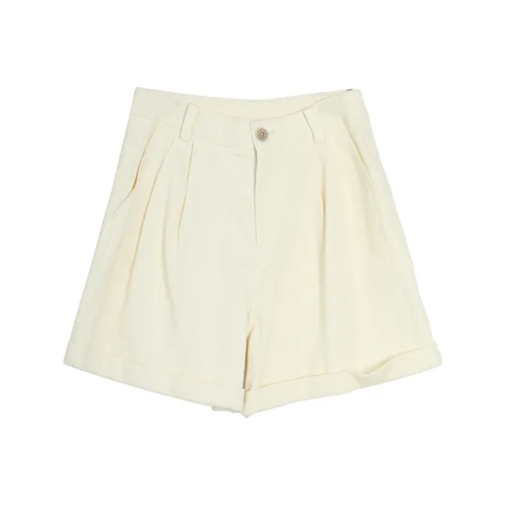 SETIROM Casual Shorts Women's Ecru-0