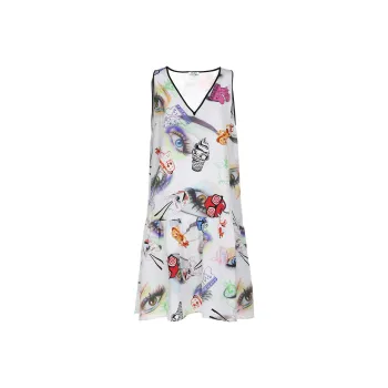 KENZO Sleeveless Dress Women's White