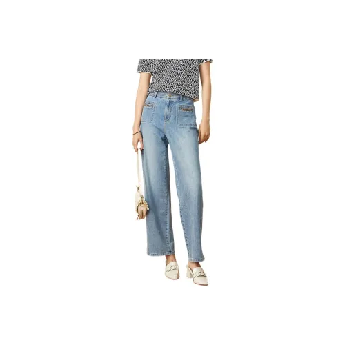 Yiner Jeans Women's Deep Sea Blue