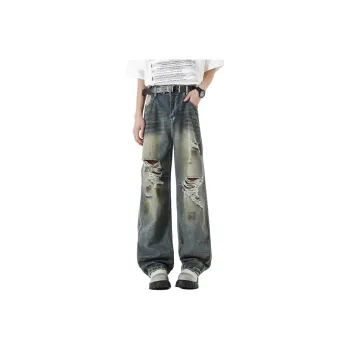 WOKXSS Jeans Unisex Washed Color