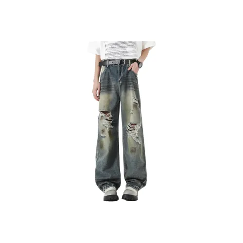 WOKXSS Jeans Unisex Washed Color