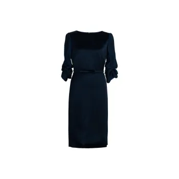ROEYSHOUSE Short-Sleeved Dresses Women's Deep Navy Blue
