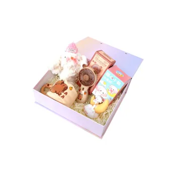 TLIT Romantic Capybara Cup Fan Puppy Night Light Box