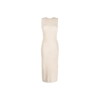 Reformation Sleeveless Dresses Women's Beige
