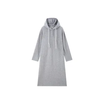 UNIQLO Long Sleeved Dresses Women's Light Heather Gray