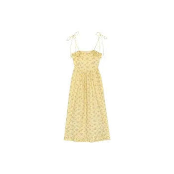 DOEN WENDELIN DRESS Slip Dresses Women's Yellow