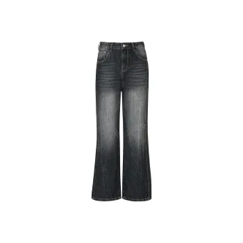 Wen Shan Jeans Women's Black Gray Color
