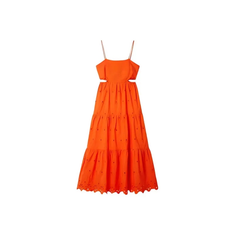 Desigual Slip Dress Women's Orange-0