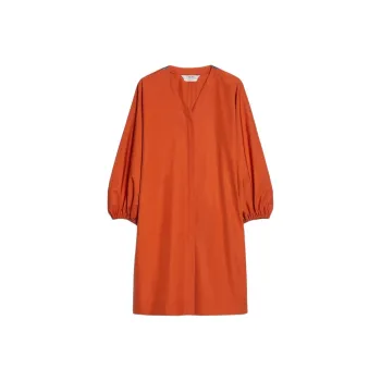 MaxMara Long Sleeved Dress Women's Orange