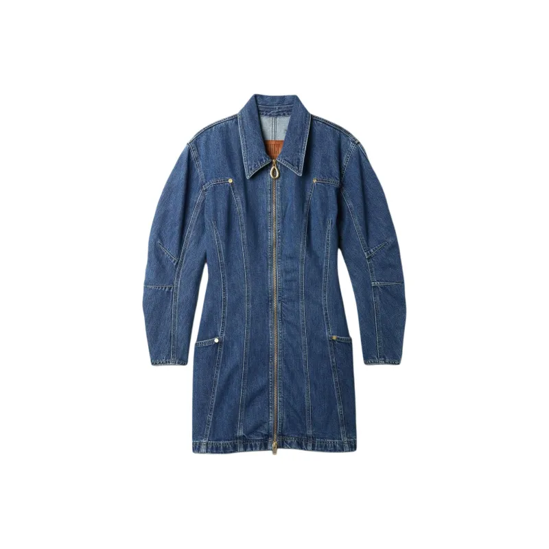 GAP Cult Gaia Collaboration Long-Sleeved Dresses Women's Blue-0
