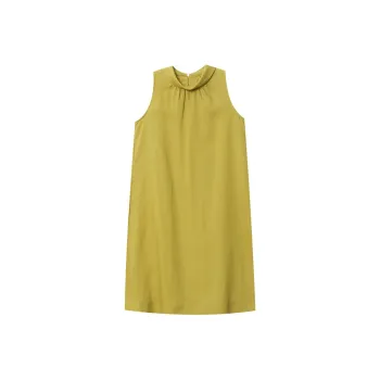 CHARM PICK Sleeveless Dress Women's Yellow