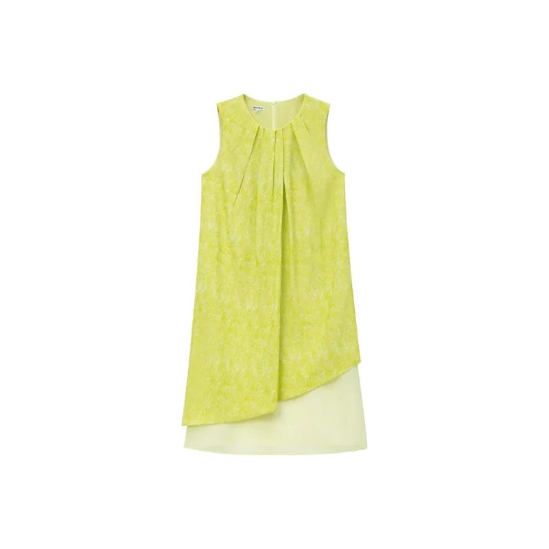 Self Who Sleeveless Dress Women's Sky Blue-1