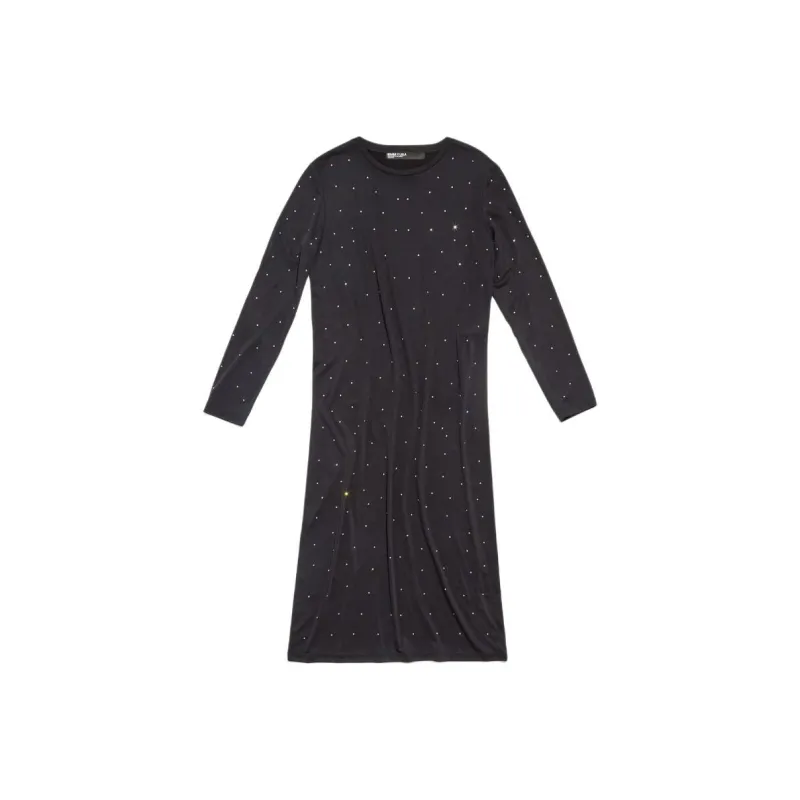 Bimba Y Lola Glitter Embellished Long sleeve Dress-0