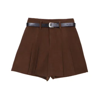 XINBANGBANG Casual Shorts Women's Coffee