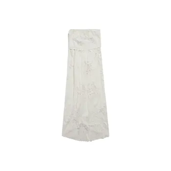 Balenciaga Sleeveless Dress Regular Fit Women's White