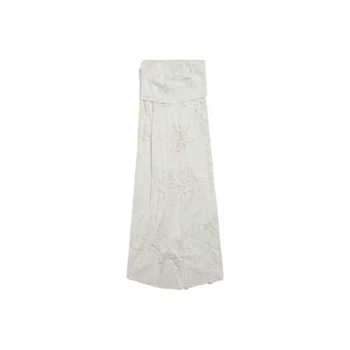 Balenciaga Sleeveless Dress Regular Fit Women's White