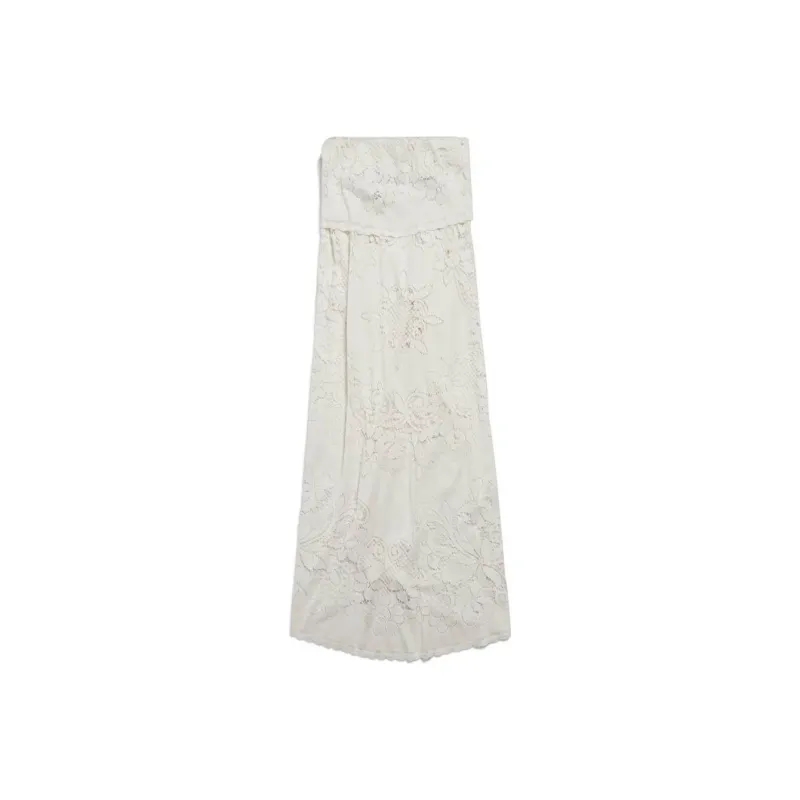 Balenciaga Sleeveless Dress Regular Fit Women's White-0